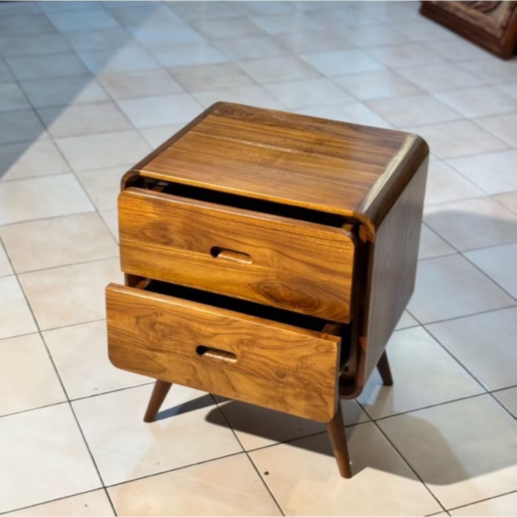 NAKAS RETRO KAYU JATI CLASIC UNIK