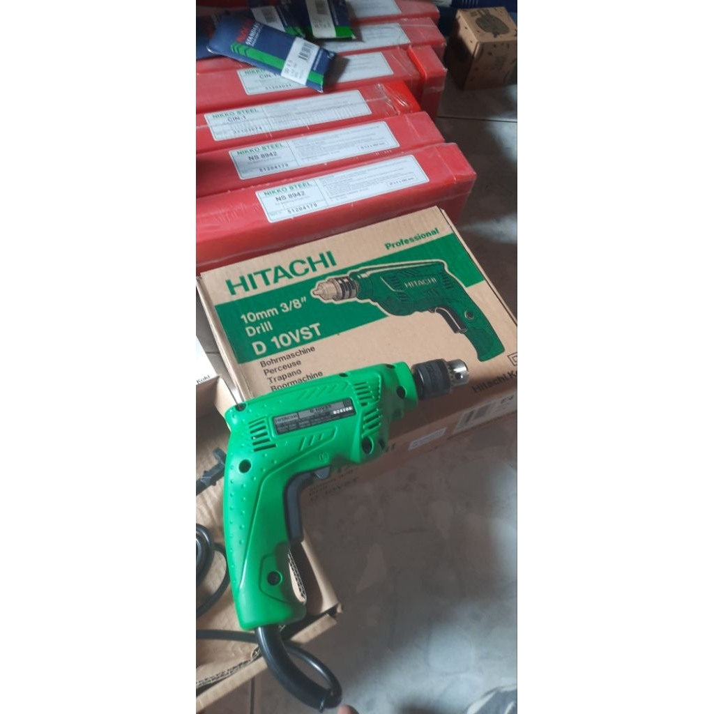 MESIN BOR TANGAN LISTRIK HITACHI 10MM D10VST