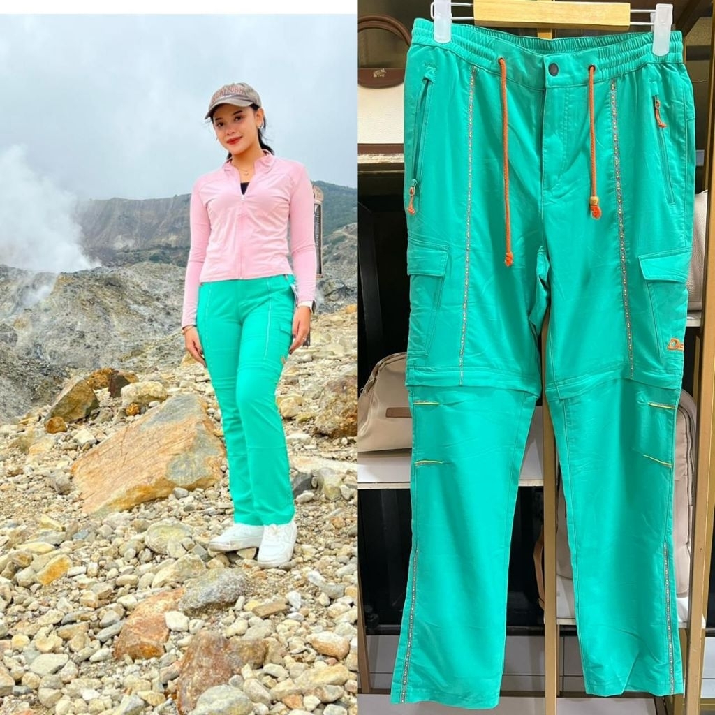 celana gunung wanita quickdry outdoor hiking