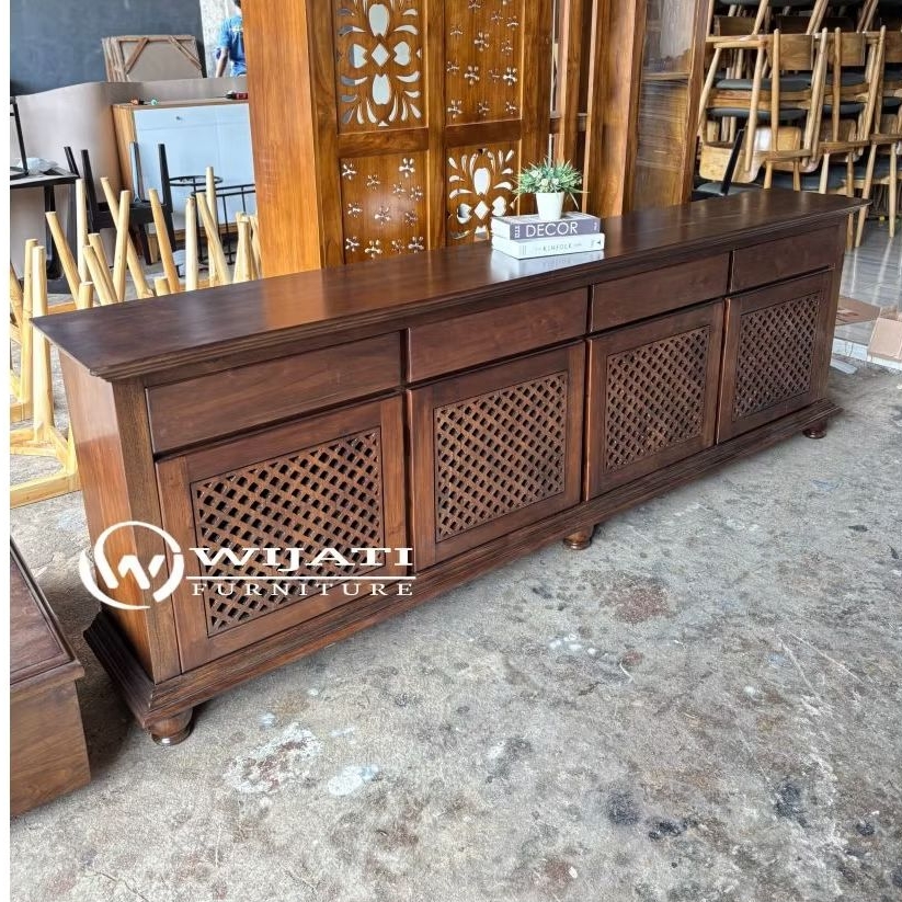 Buffet Jati Klasik Kabinet Jati Credenza Jati Classic Mewah