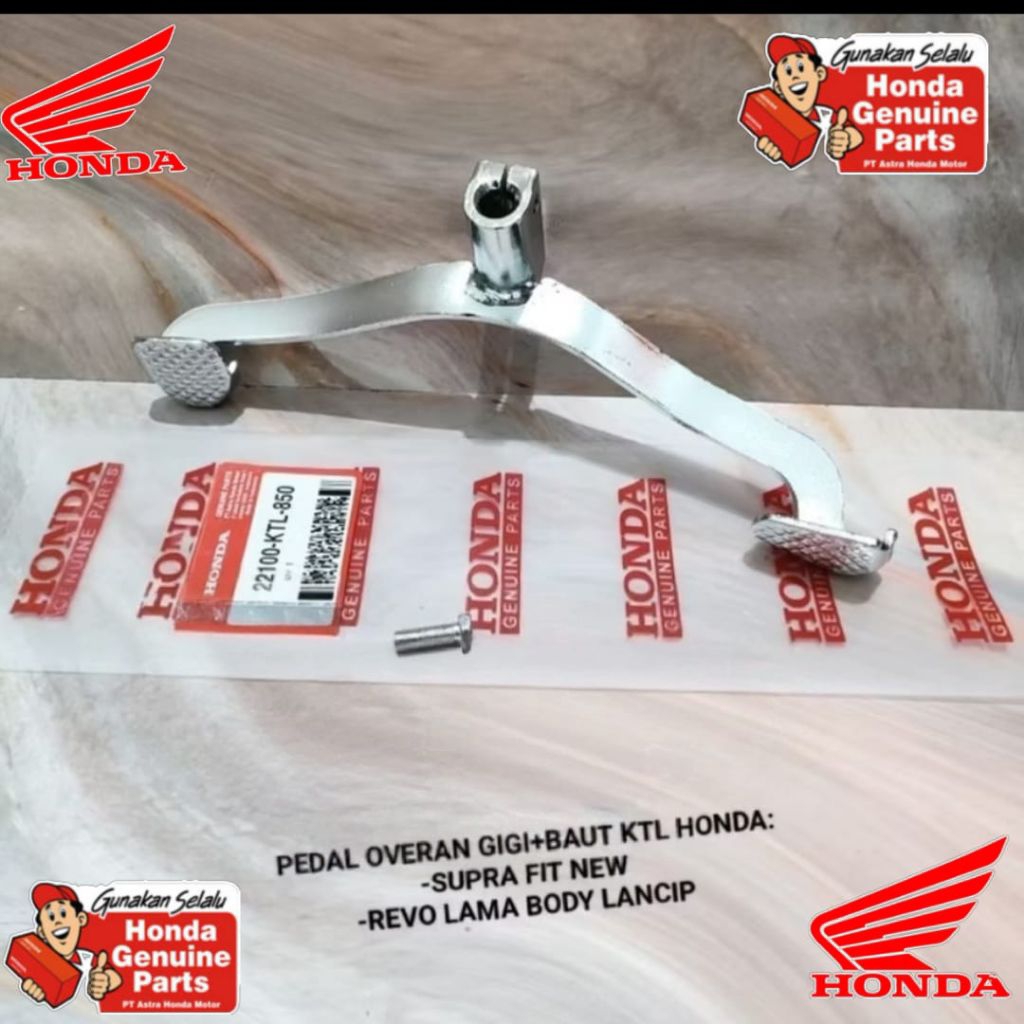 PEDAL OPERAN GIGI KTL HONDA SUPRA FIT NEW REVO LAMA BODY LANCIP ORI HONDA