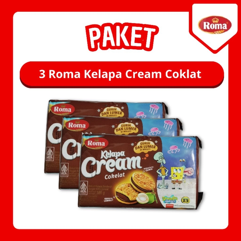 Roma Kelapa Cream Coklat