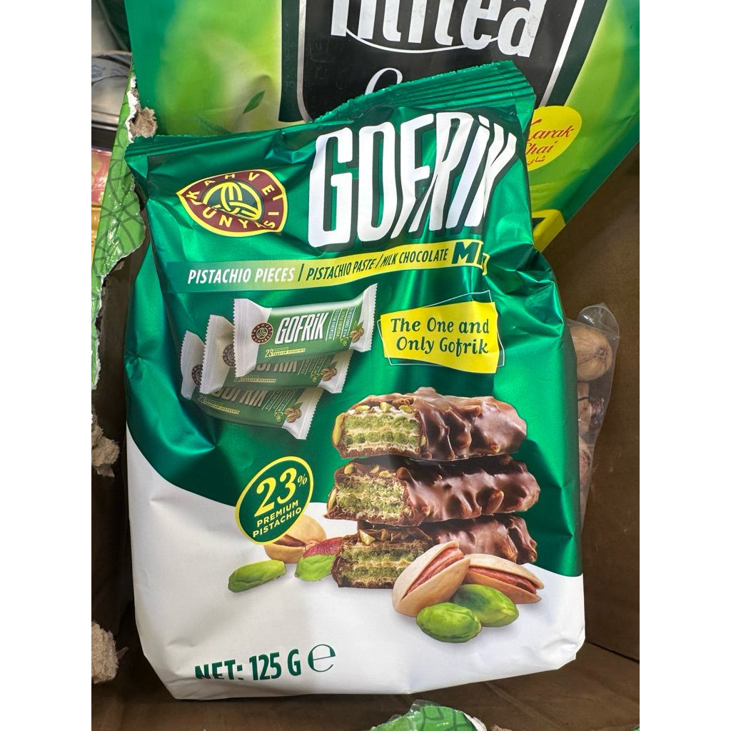 gofrik coklat pisstachio mini