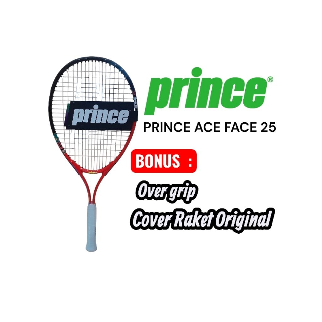 Raket tenis Prince Ace Face 25 junior/Raket Tenis Prince Original