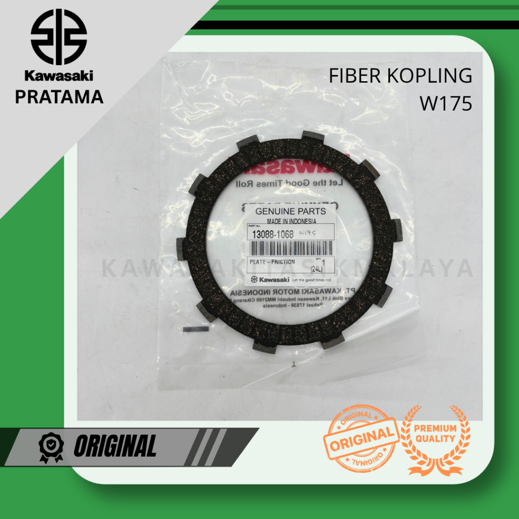 kampas kopling w 175 w175 original Kawasaki 13088-1068