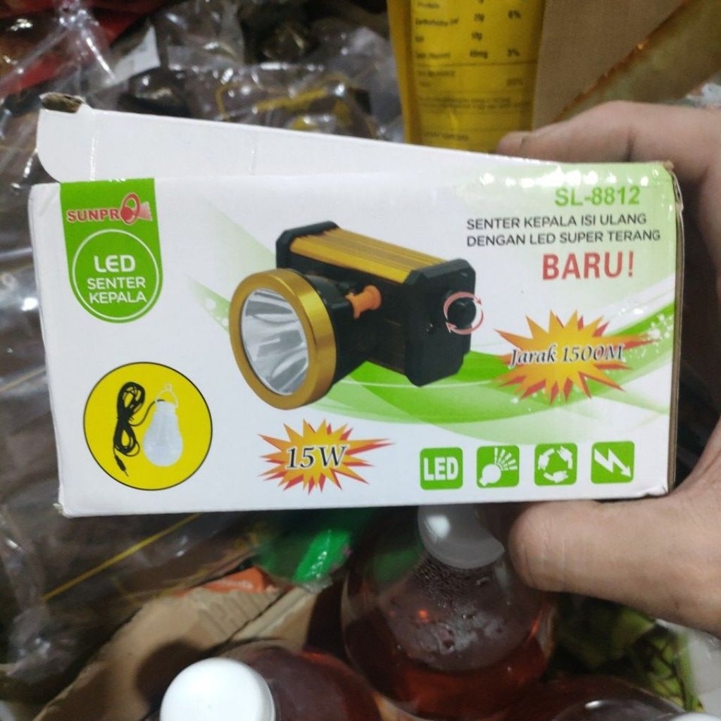 senter sunpro senter kepala sl 8812