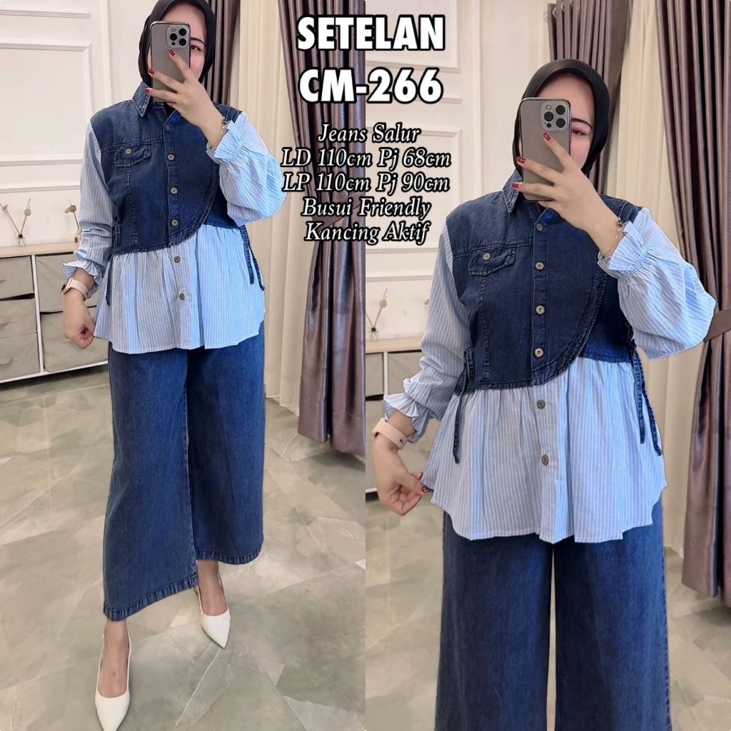 Setcel Soft Jeans Wash  Wanita Original Import