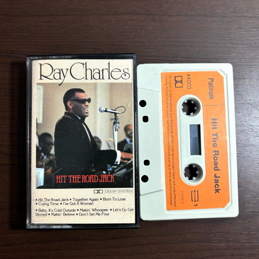 Kaset Pita Ray Charles Hit The Road Jack Import / Soul Funk / Groove / Blues