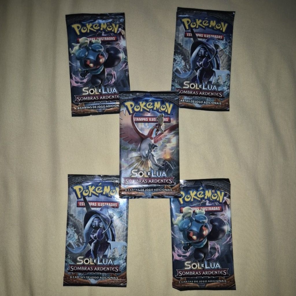 Kartu Pokemon Trading Cards Sun and Moon Burning Shadows PORTUGIS VER. (Unweighted)