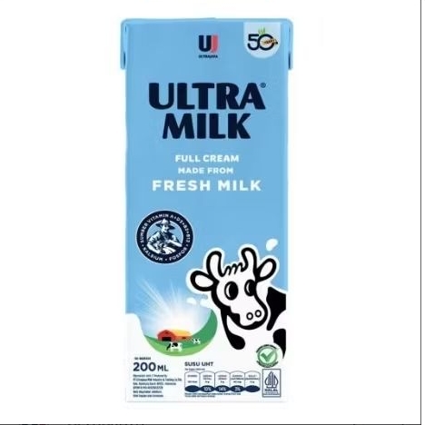 ULTRA MILK Susu UHT Full Cream 200 ml