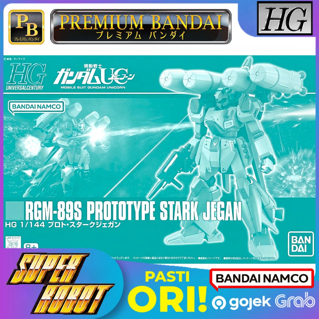 BANDAI HG RGM-89S Prototype Stark Jegan - HGUC P-BANDAI Limited