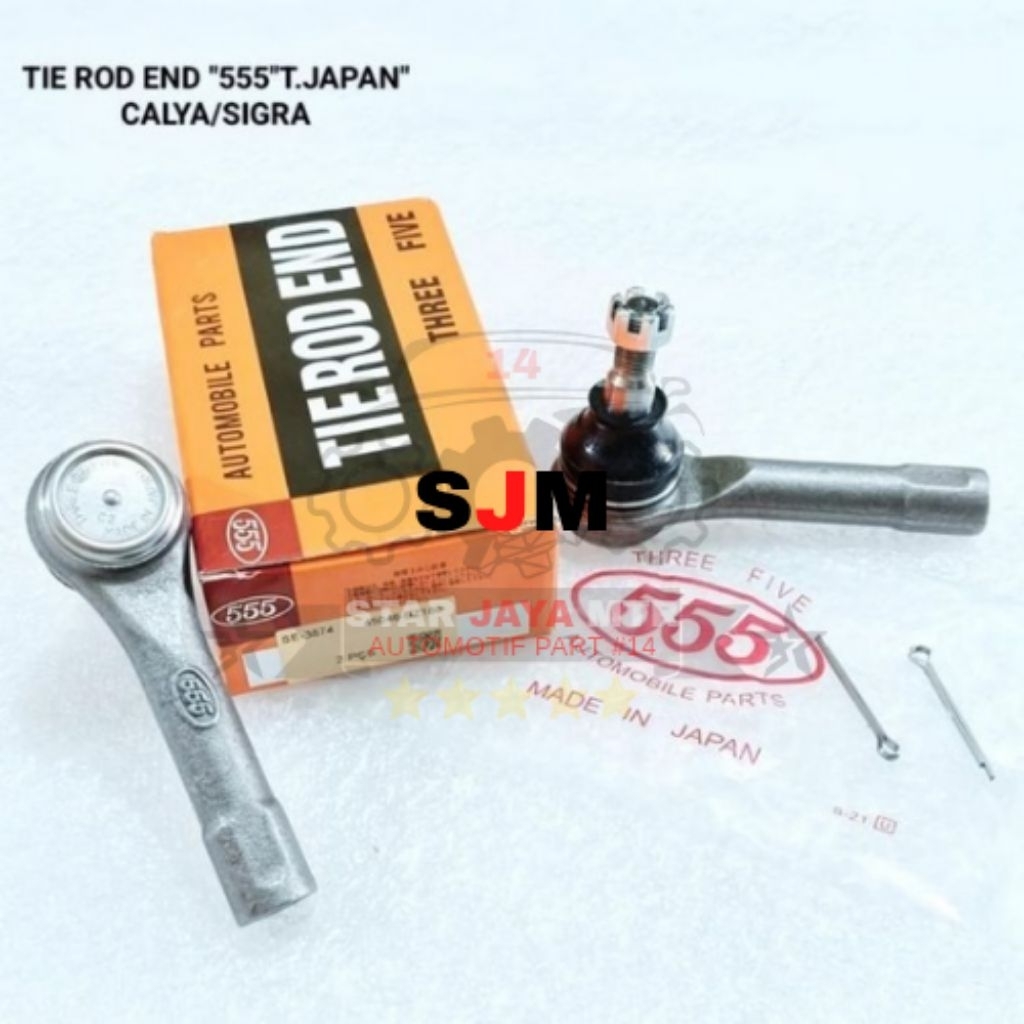TIE ROD END TIE ROD 2PCS 555 JAPAN ORI. CALYA/ SIGRA