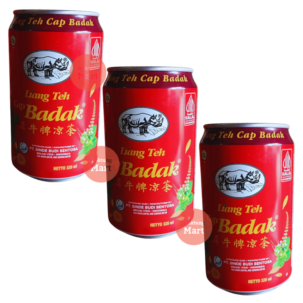 Liang Teh Cap Badak 320mL Teh Herbal Panas Dalam