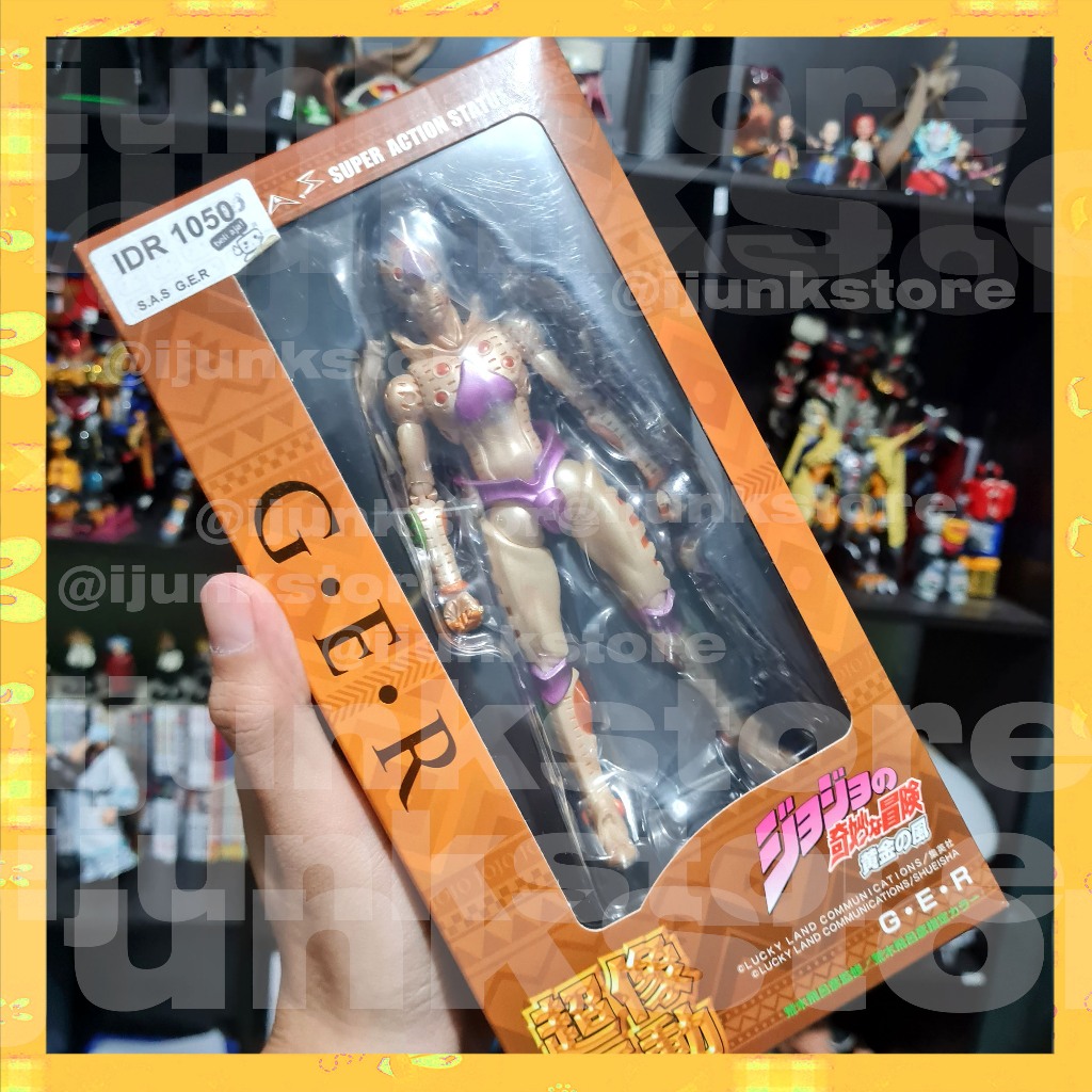 Super Action Statue SAS Golden Experience Jojo Bizarre Adventure Part 5 Action Figure Original Medic