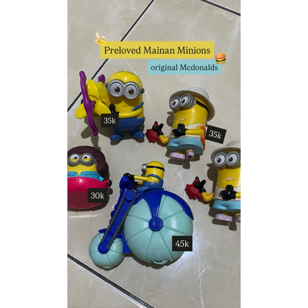 Preloved Mainan Minions