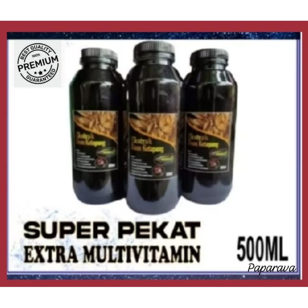 Ekstrak Daun Ketapang Premium 500ml Ekstrak Ketapang Super Pekat Cupang, Channa.