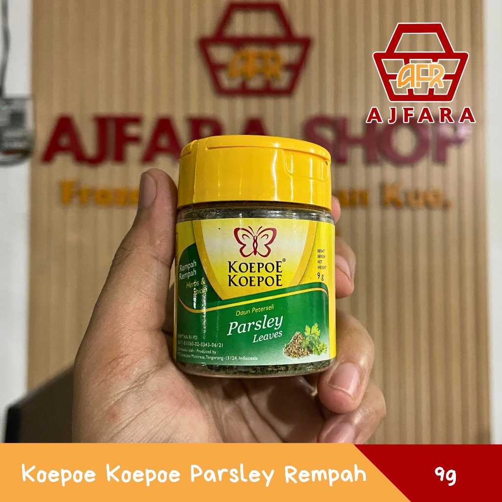Koepoe Koepoe Parsley Rempah 9 gram - Daun Parsley Kering Berkualitas