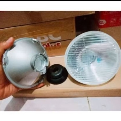 1set lampu depan ps100 lama reflektor only