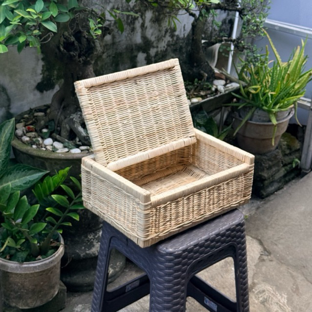 Box Peti Rotan Halus | Box Peti Harta Karun Rotan Asli | Box Peti Seserahan Lamaran | Box Hidden Ses