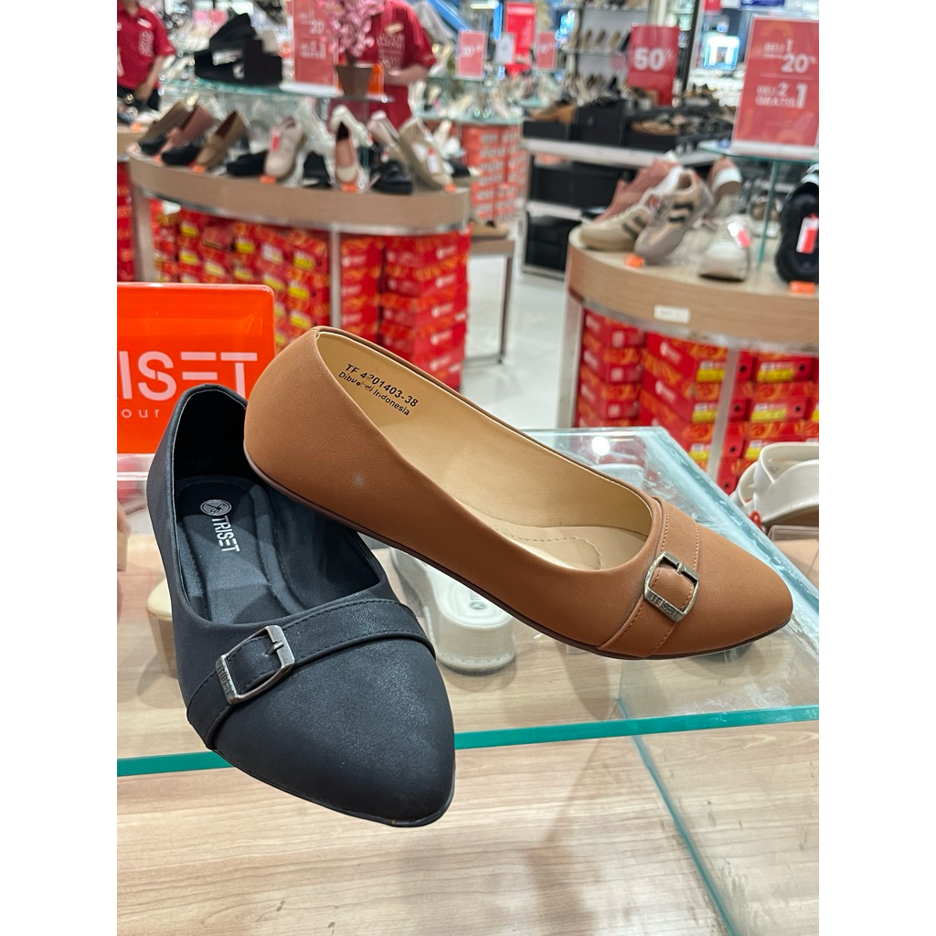 TRISET - sepatu flat wanita promo original matahari