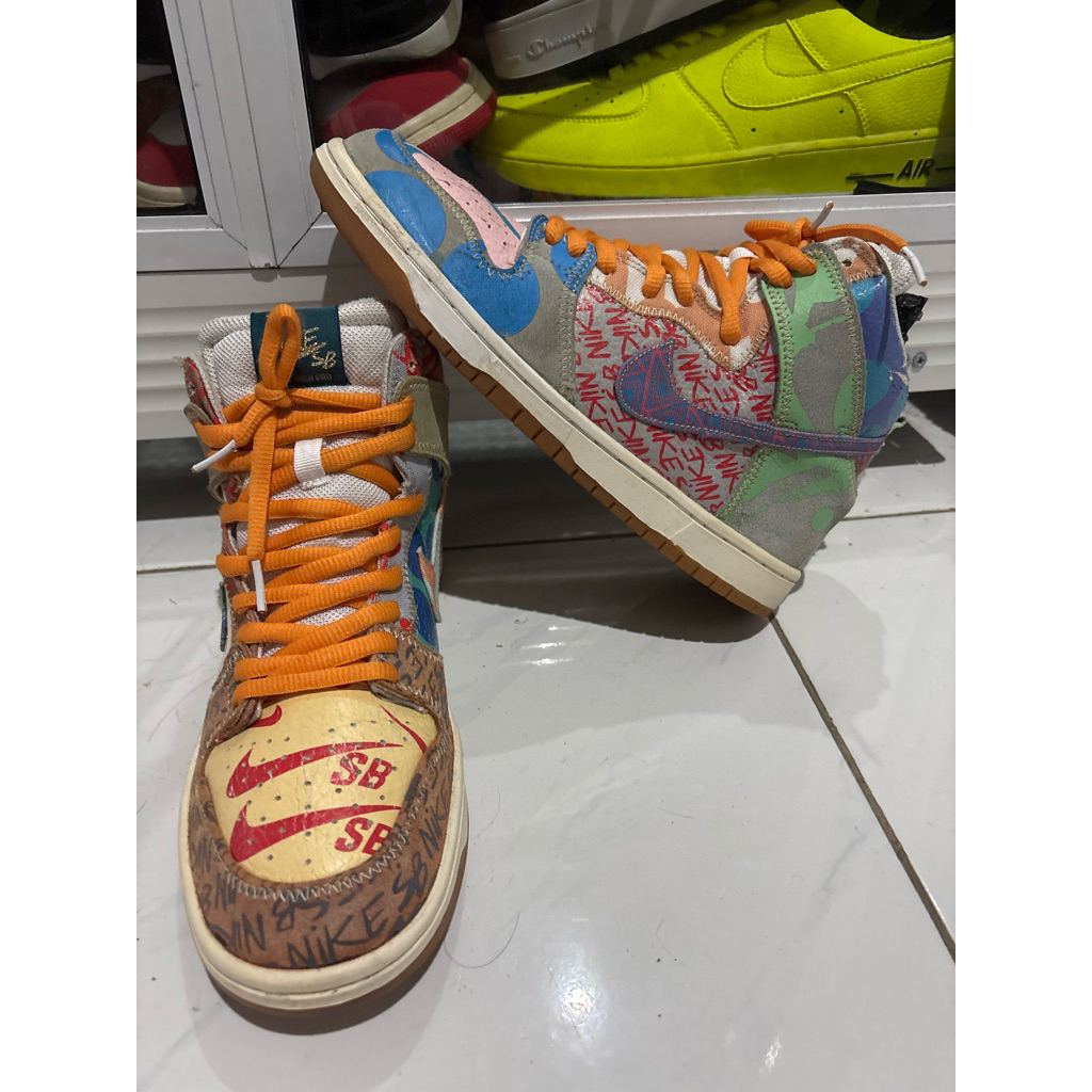 Thomas Campbell X SB Dunk High 'What the' size 43/27.5cm
