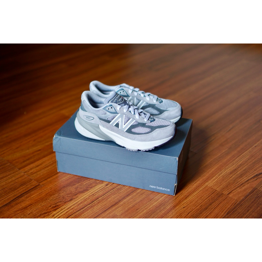 New Balance 990v6 Grey GS GC990GL6