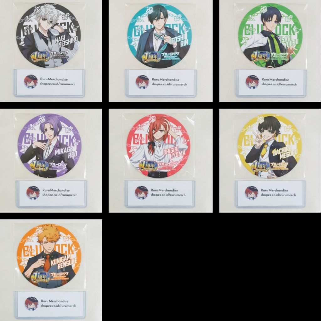 (Ini Tebal) Blue Lock Project World Champion PWC 1st Anniv Coaster