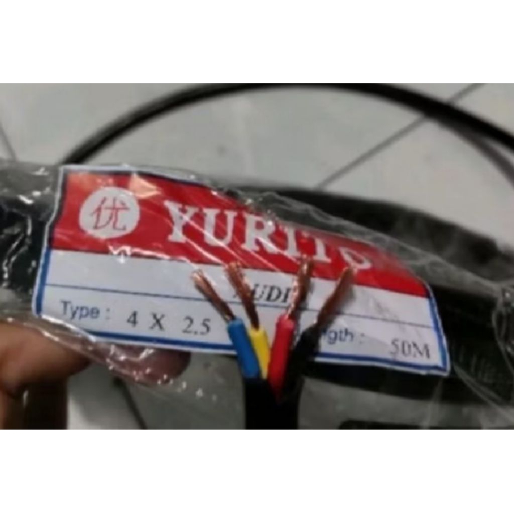 0KABEL YURITO AUDIO 4X2,5YURITO4X2,5kabel yurito spiker Yurito audio1roll50meter full original