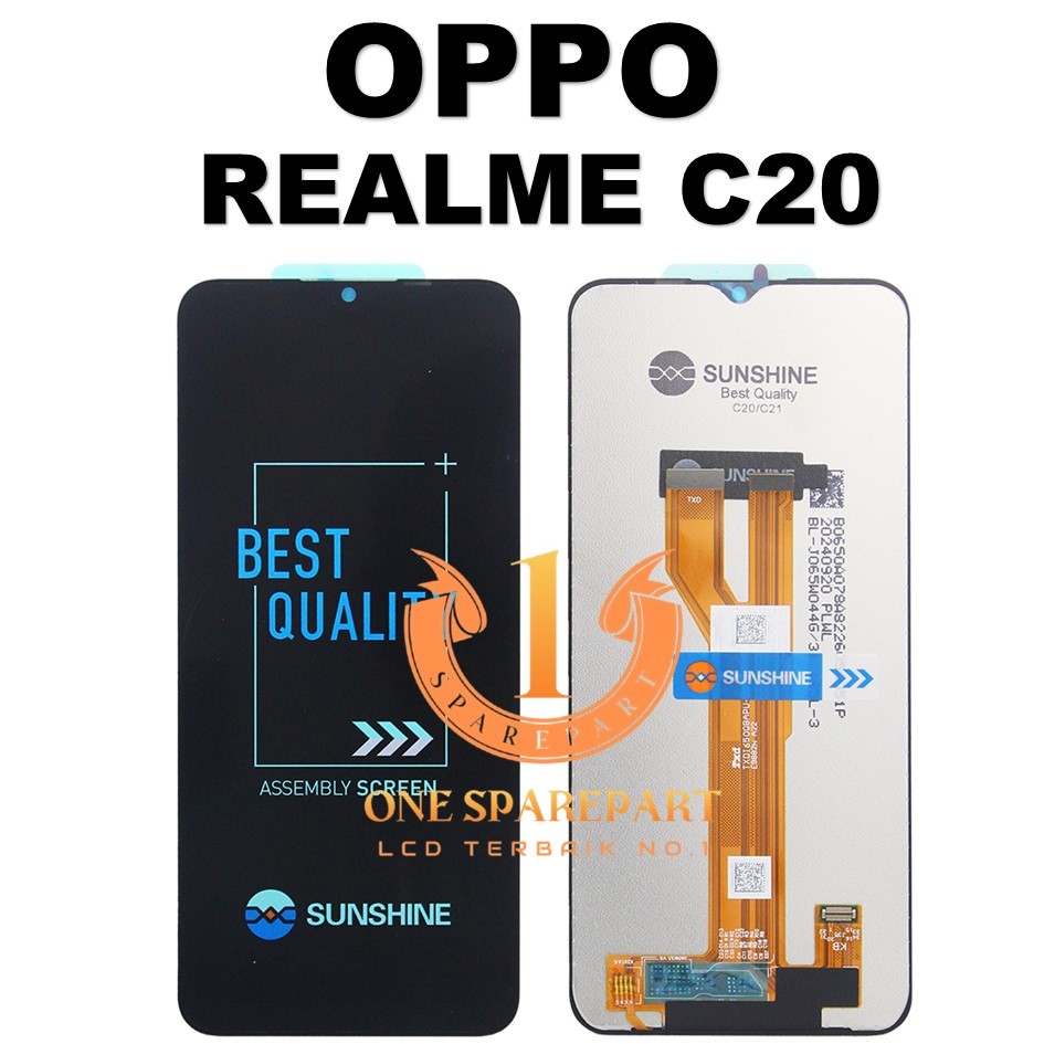 LCD TOUCHSCREEN REALME C20 ORIGINAL FULLSET 100%