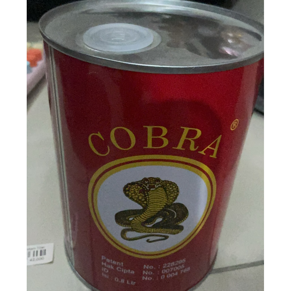 tiner cobra merah-campuran cat minyak