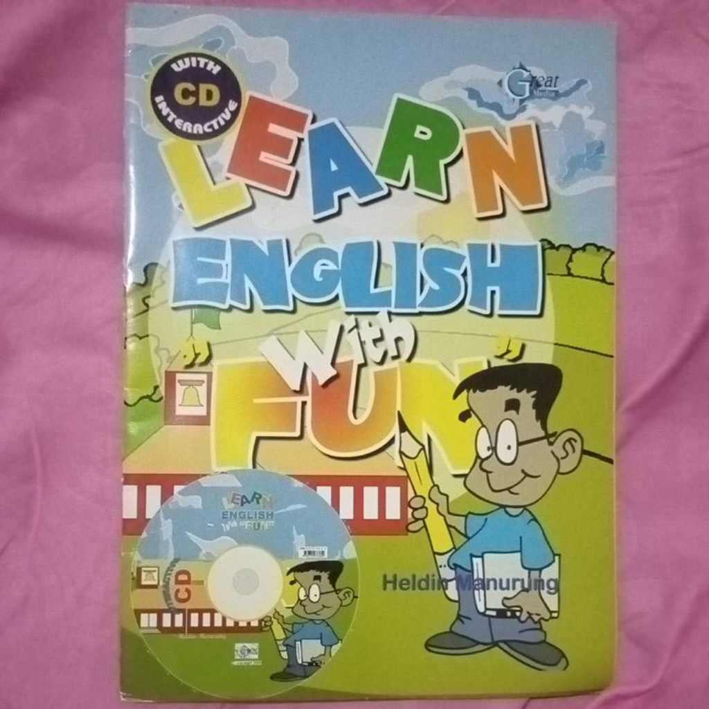 Buku Learn English with Fun | Buku worksheet bahasa inggris anak | Buku belajar Inggris