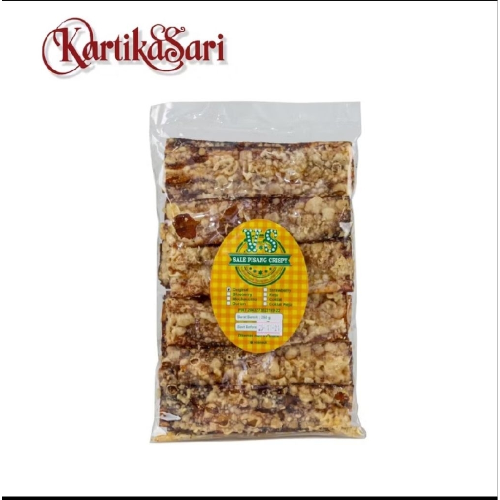 KARTIKA SARI Sale Kripik Pisang Oleh-Oleh Bandung Manis Legit Renyah Crispy Bahan Premium