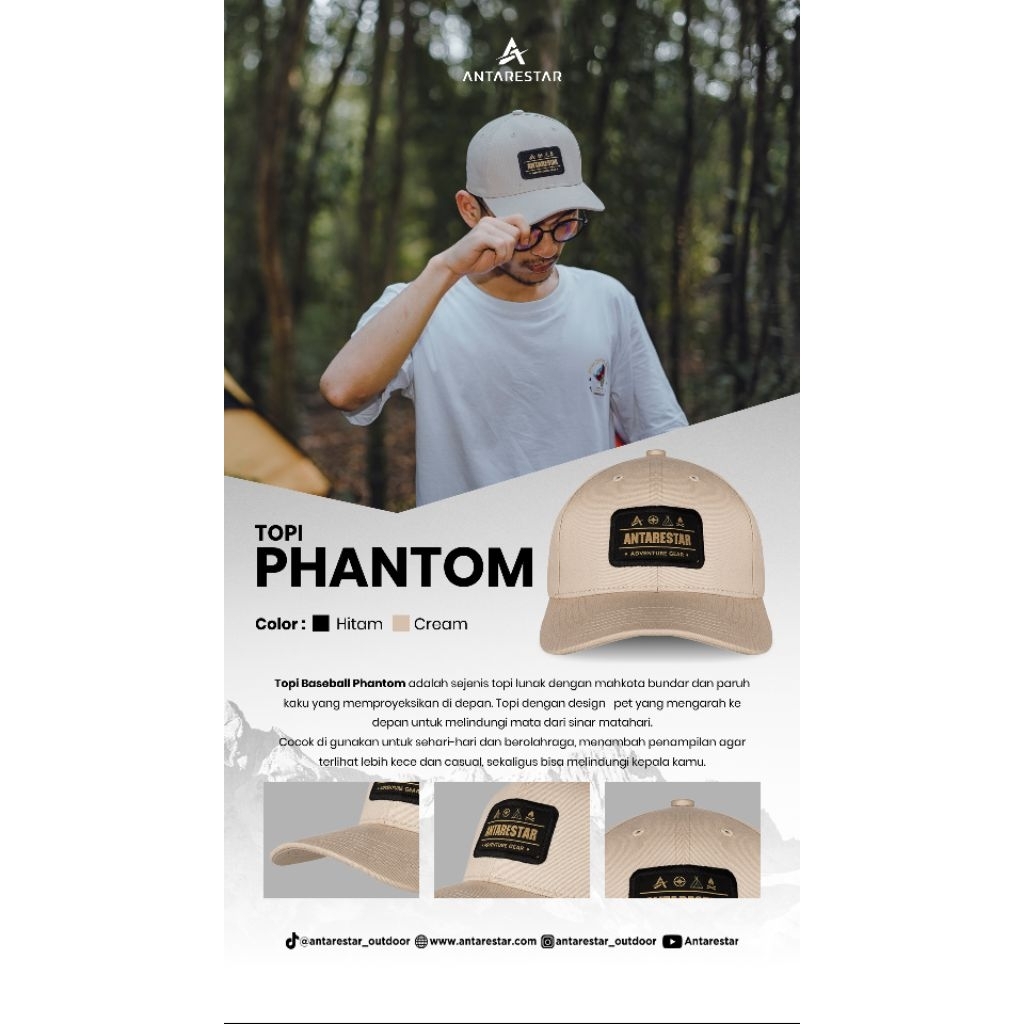Topi Phantom Antarestar