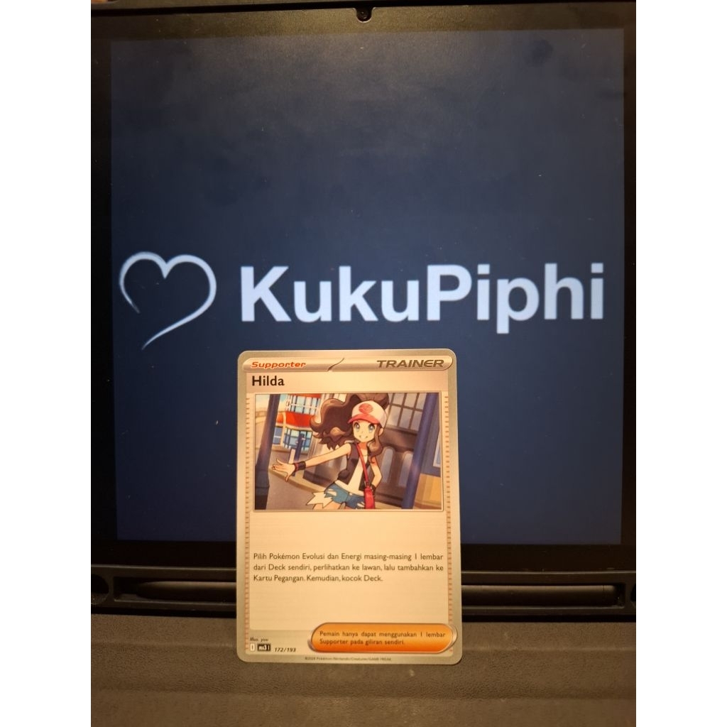 Kartu Pokemon Trainer Hilda Ma3 172/193