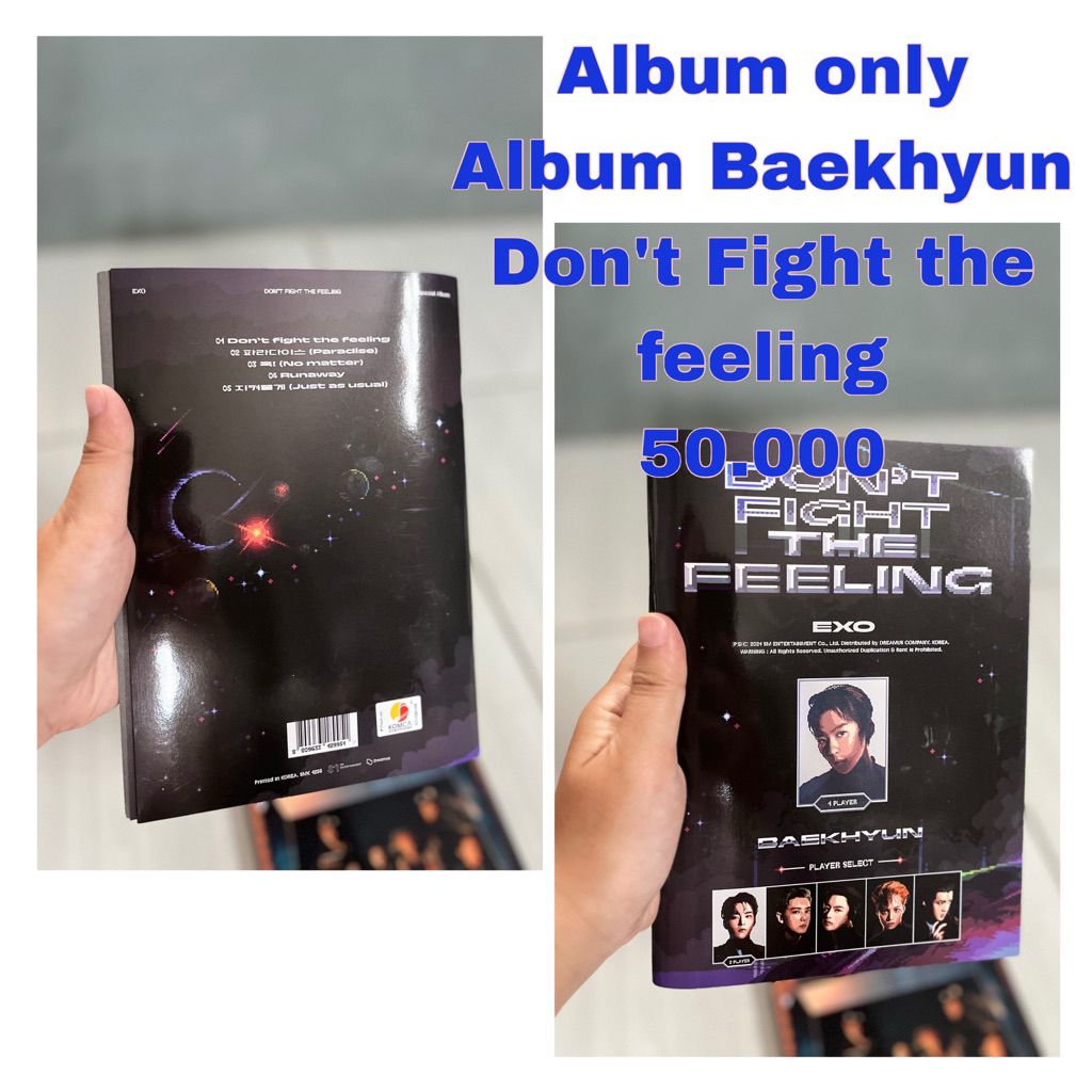album only baekhyun album dont fight the feeling