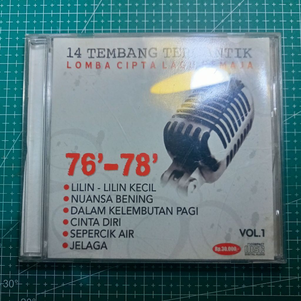 CD Various Artist - 14 Tembang Tercantik Lomba Cipta Lagu Remaja 76'-78' (Chrisye, Dhenok Wahyudi, P