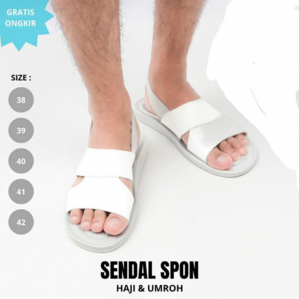 sandal haji umroh pria wanita sandal haji laki laki laki perempuan sandal haji umroh putih empuk dan
