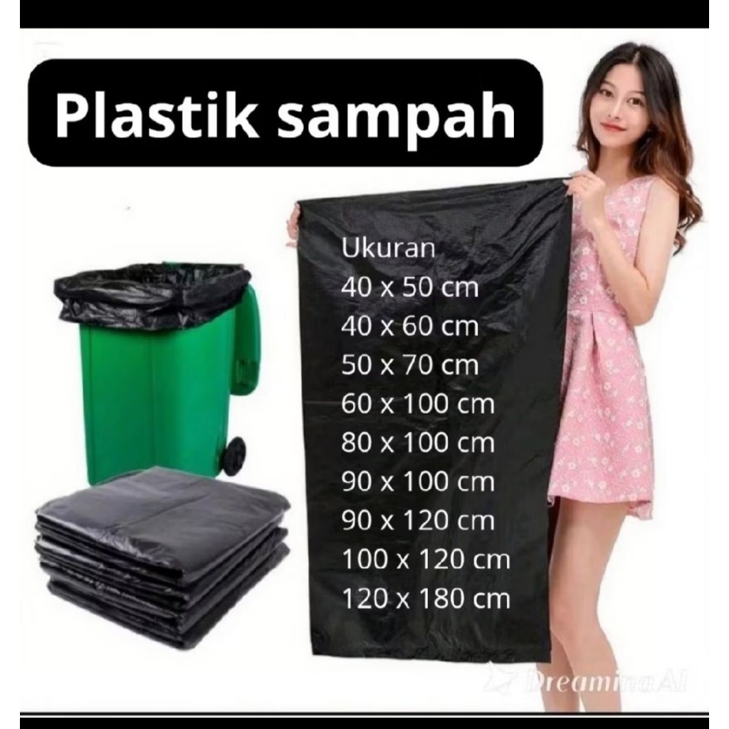 plastik sampah 90x120 / trash bag