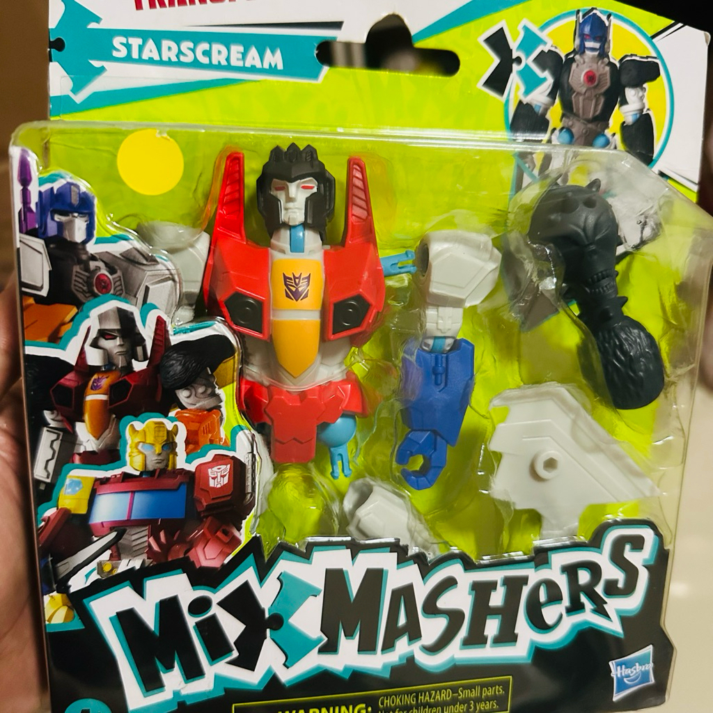 Mix Mashers Transformers Starscream Robot Hasbro Action Figure