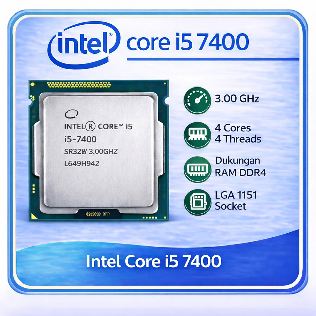 Processor Intel Core i5 7400 ( core i5 Gen 7)