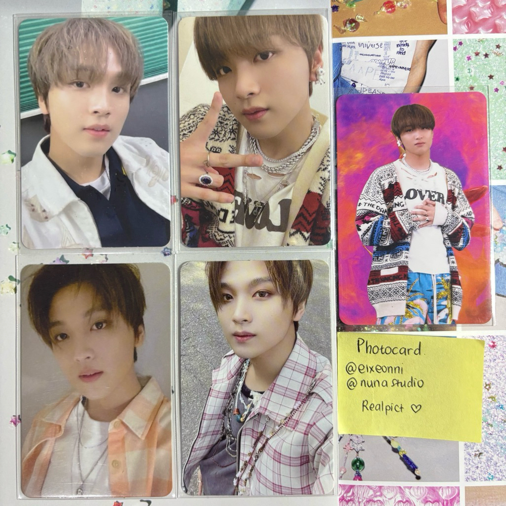 PHOTOCARD HAECHAN HOT SAUCE OFFICIAL PC HAECHAN HOT SAUCE CRAZY BORING CHILLING AR VER NCT DREAM