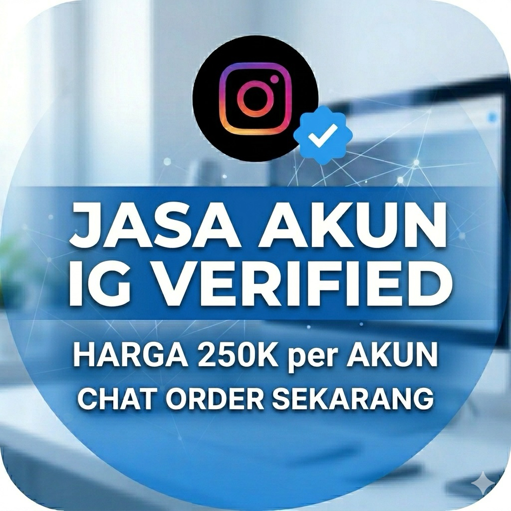 AKUN INSTAGRAM CENTANG BIRU | VERIFIED | BISA REQUEST NAMA