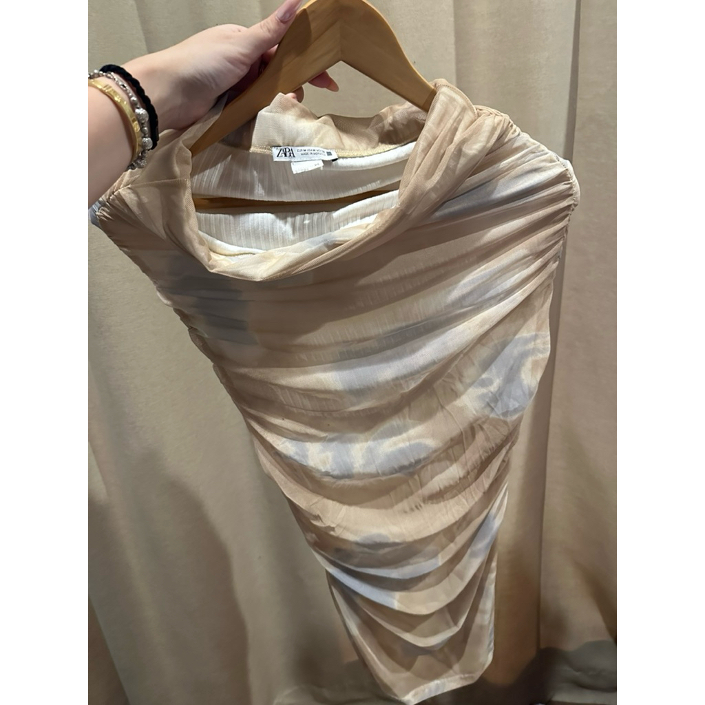 zara midi skirt