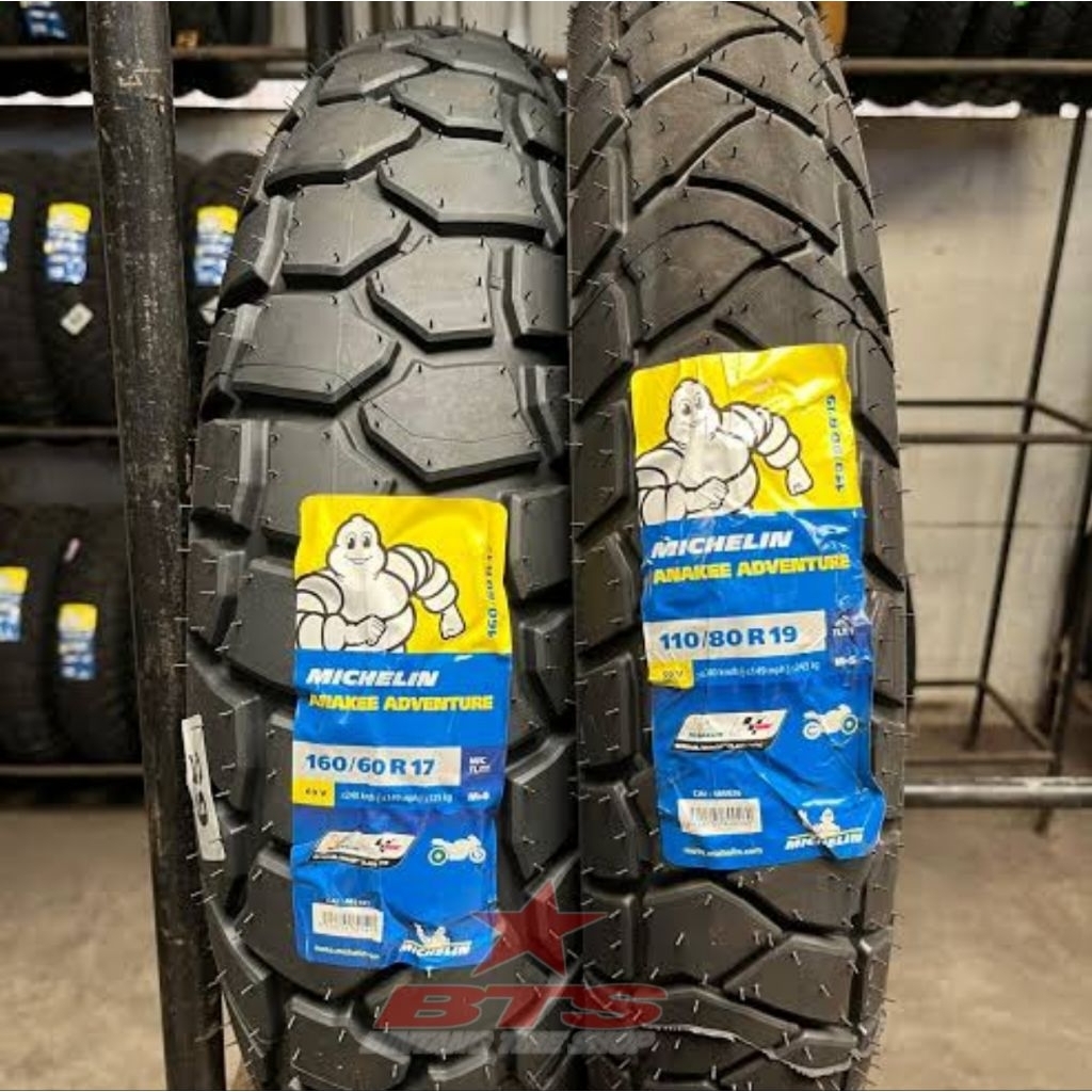 Ban Michelin Anake Adventure 110/80-19 & 160/60-17 T/L Dual Purpose TUBELESS