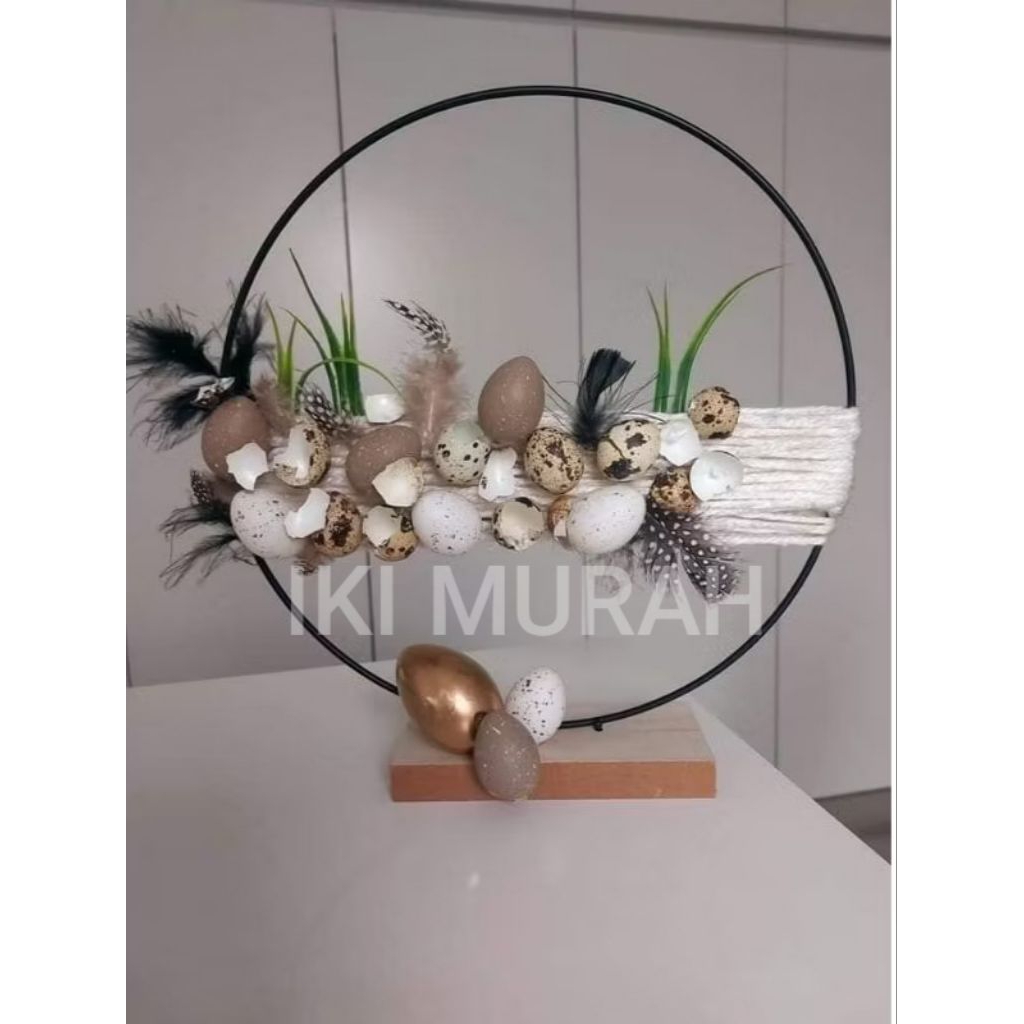 Ring besi Bulat diameter 30cm / Ring dekorasi / aksesoris dekorasi