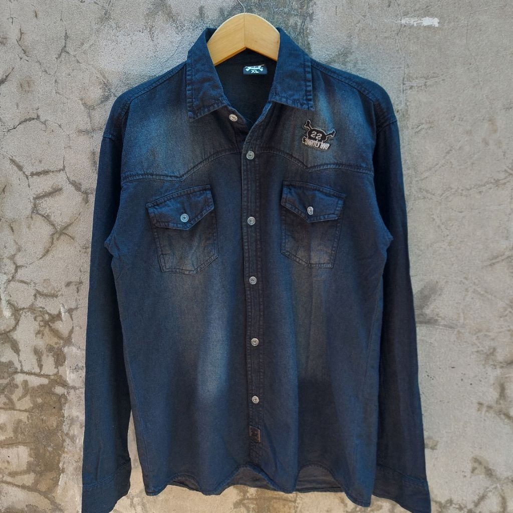 Kemeja semi jeans twentytwo22 scond