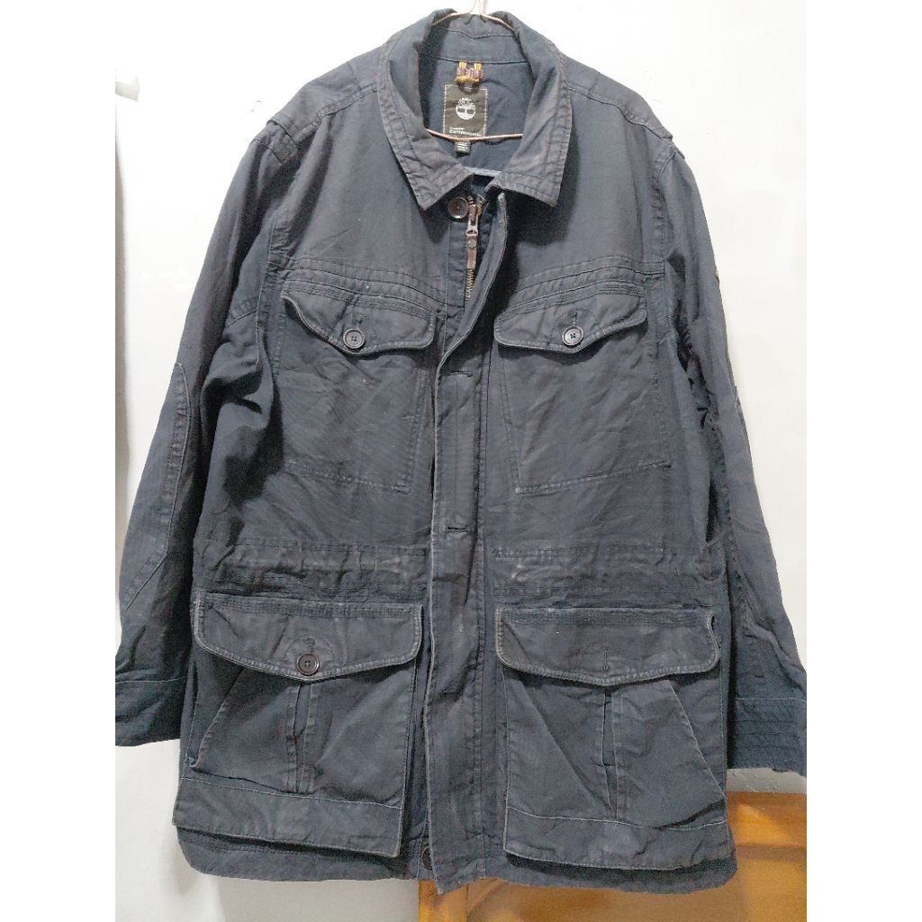 Jaket parka kanvas timberland