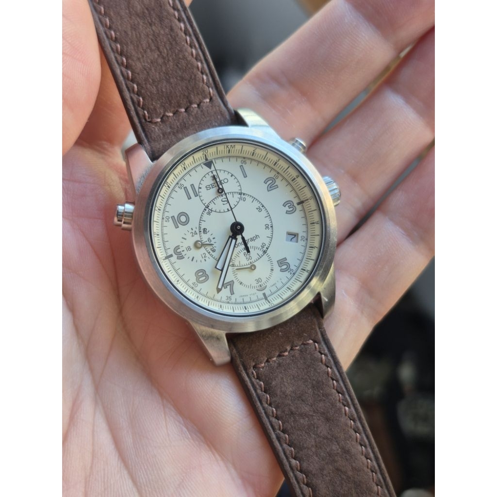 Seiko Vintage SUS chronograph Quartz Military
