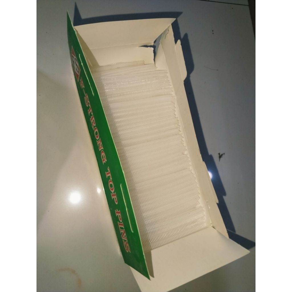 tag pins ukuran 35mm isi 5000 pcs merk f-strong refil top pins label tag gun Refill labelling celana