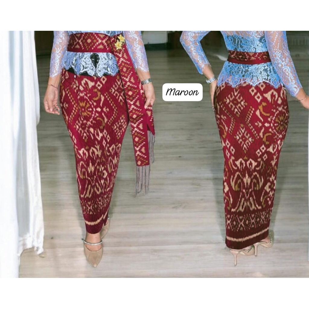 [Ready kamen plisktet bisa cod ] Kamen plisket sutra beby touch set selendang / kamen plisket set se